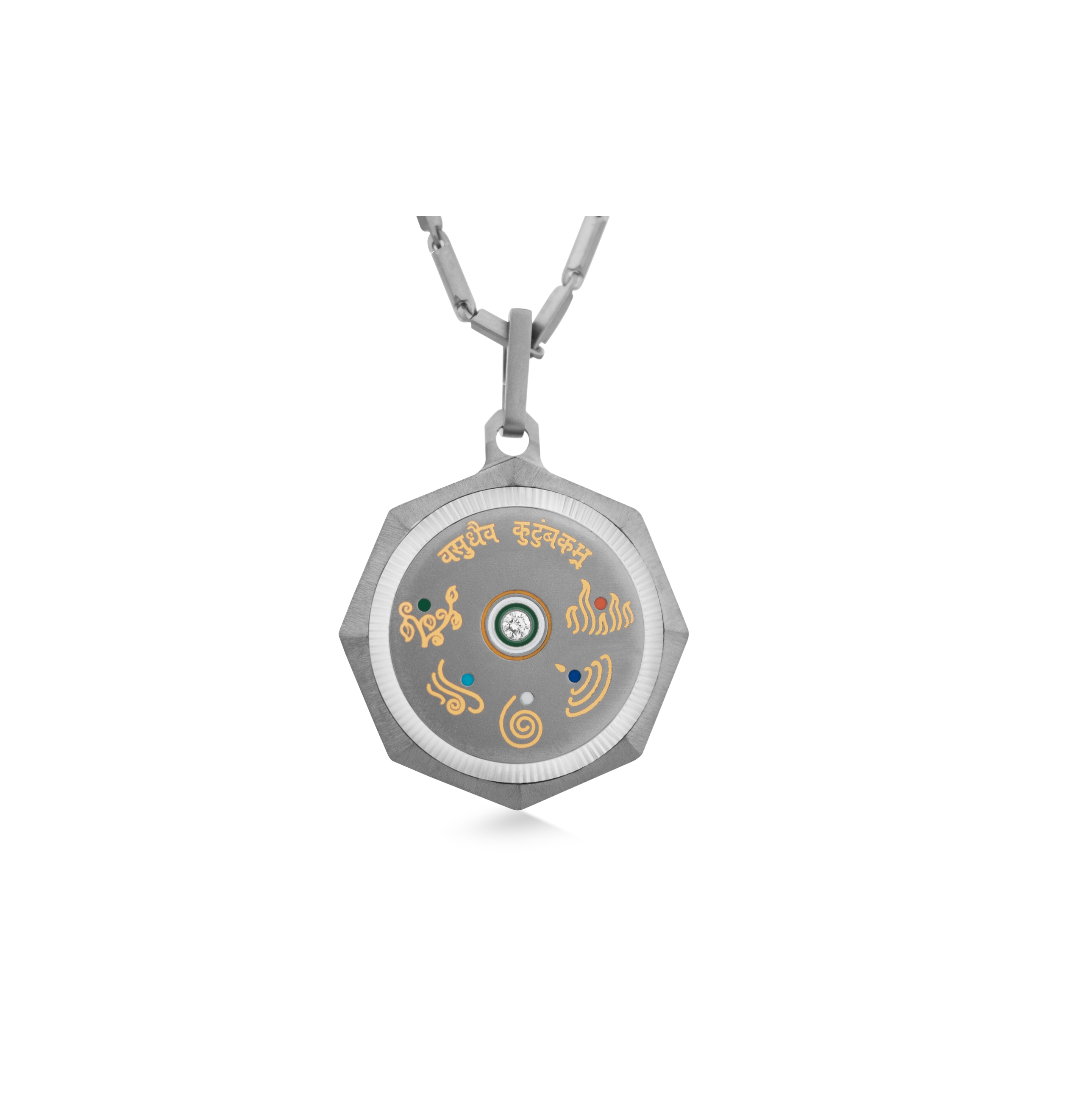 Vasudha – Exclusive Titanium Pendant