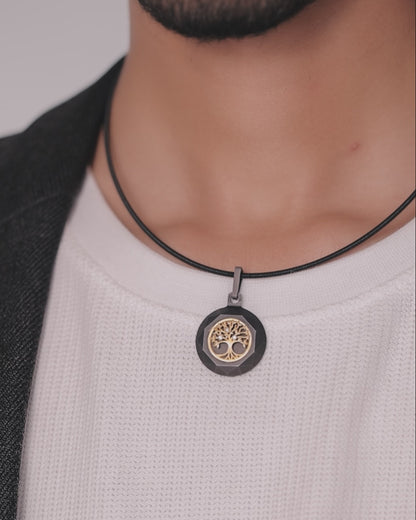 Bodhi – Black Titanium Pendant